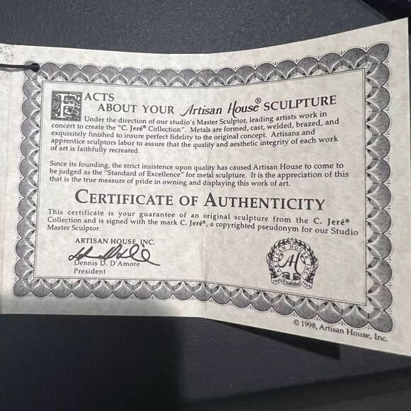 Curtis Jere Metal Sculpture - Billiards ‘The Hustler’, Signed With Cert Of Auth - Picture 3 of 8